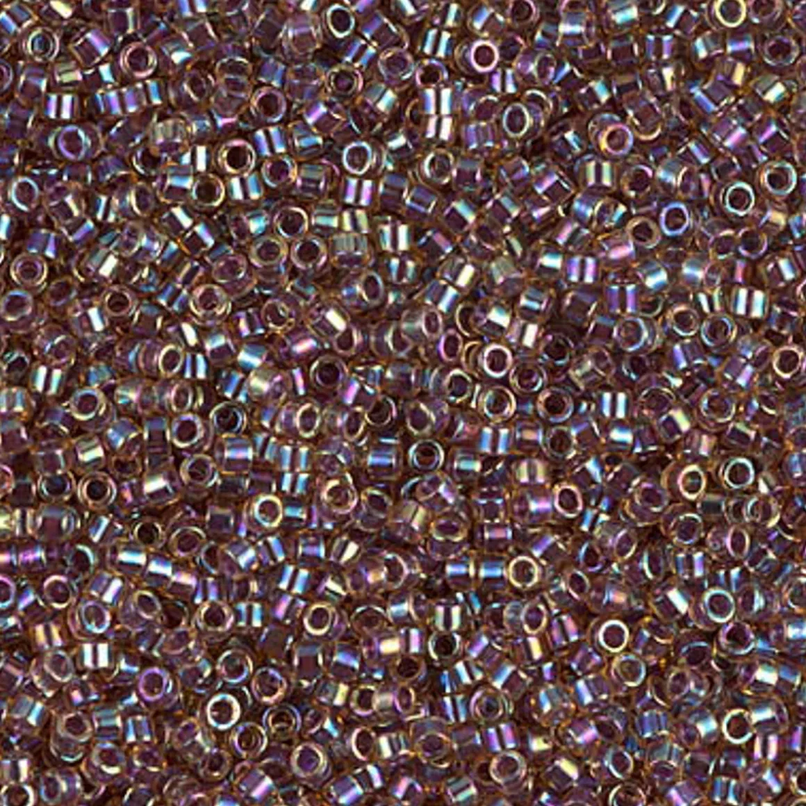 MIYUKI Delica 11/0 topaz 5g – DB0091 Cranberry Lined Light Cranberry Topaz AB
