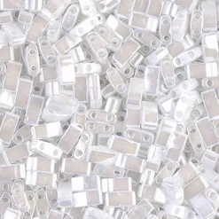 MIYUKI Half tila hvid pearl 5g – HTL0420 White Pearl Ceylon