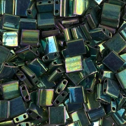MIYUKI Tila metal grøn 10g – TL0468 Metallic Green Iris