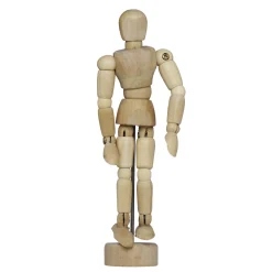 Modeldukke mini træ H 11 cm