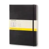 Moleskine Classic Notebook XL (19×25 cm), sort, hårdt omslag – 192 ternede sider