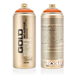 Montana Gold spraymaling 400 ml - Shock 2010 Orange