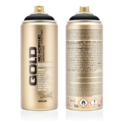 Montana Gold spraymaling 400 ml - Shock 9000 Black