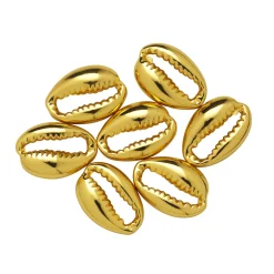 Muslingeperler guld 17 mm 20st