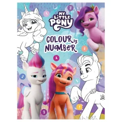 My little pony – colour by number. En skøn malebog, hvor man maler efter nummer! 24 sider, 24×32 cm.
