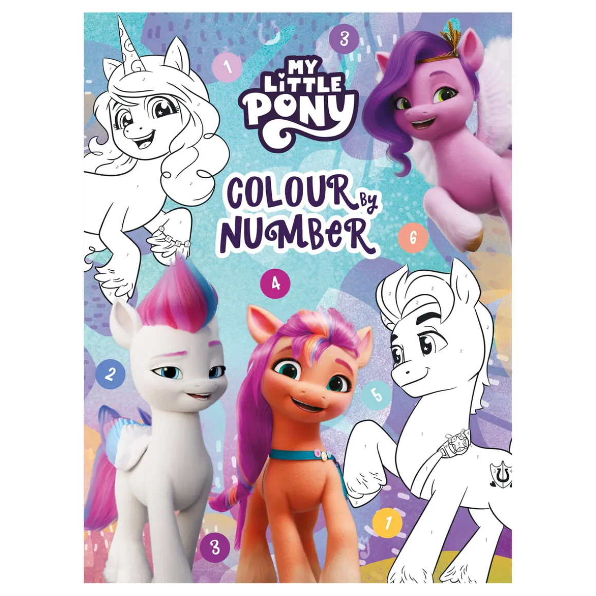 My little pony – colour by number. En skøn malebog, hvor man maler efter nummer! 24 sider, 24×32 cm.