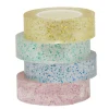 Nano Tape, 4×3 meter glitrende nanotape, 2 cm bred – transparent og dobbeltklæbende