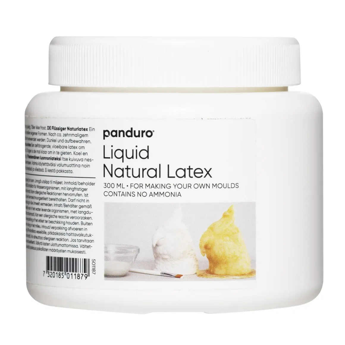 Naturlatex, Formgummi – ammoniakfri flydende latex til at fremstille støbeforme, 300 ml