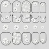 Neglestickers daisy – 26 negleklistermærker med hvide tusindfryd
