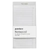 Notesblok To-do, organiser hverdagen og dine projekter, 9×18 cm, 60 ark