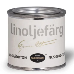 Ottossons Färgmakeri linoliefarve 100 ml, Flødehvid 0902-Y25R