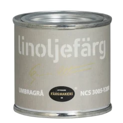 Ottossons Färgmakeri linoliefarve 100 ml, Mørkegrå 7601–G37Y