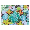Paint by number/mal efter tal, – sukkulenter, 35×25 cm + 18 farver og 3 pensler