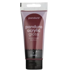 Panduro Acrylic akrylfarve, blank 100 ml – Crimson