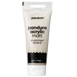 Panduro Acrylic akrylfarve, matt 100 ml – Grey umber