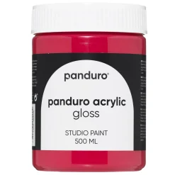 Panduro Acrylic Gloss blank akrylfarve 500 ml Primary Red