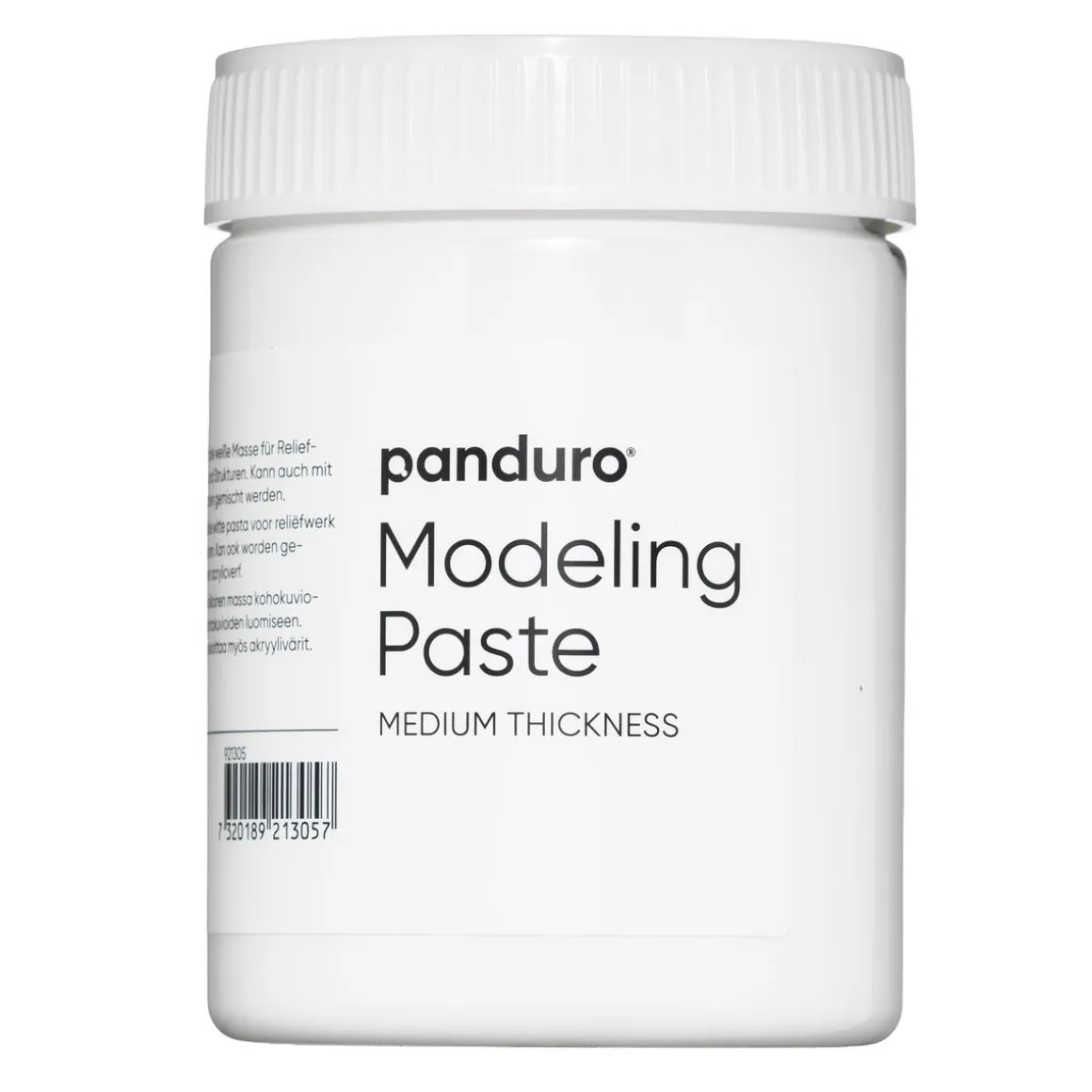 Panduro Acrylic medium modeling paste, 500 ml hvid modelleringspasta