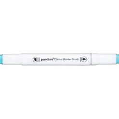 Panduro Colour Marker Brush, penselspids og skråskåret spids – Turquoise blue 68