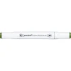 Panduro Colour Marker Brush, penselspids og skråskåret spids – Grass green 47