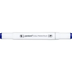Panduro Colour Marker Brush, penselspids og skråskåret spids – Cobalt blue 71