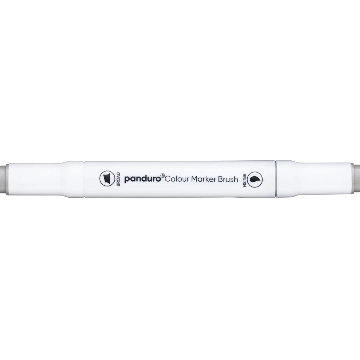 Panduro Colour Marker Brush, penselspids og skråskåret spids – Warm grey 5 WG5