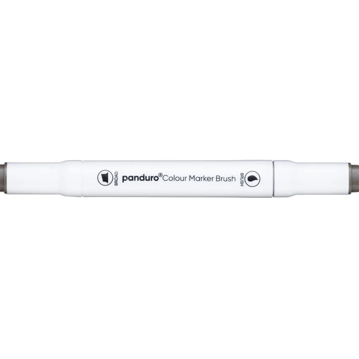 Panduro Colour Marker Brush, penselspids og skråskåret spids – Warm grey 7 WG7