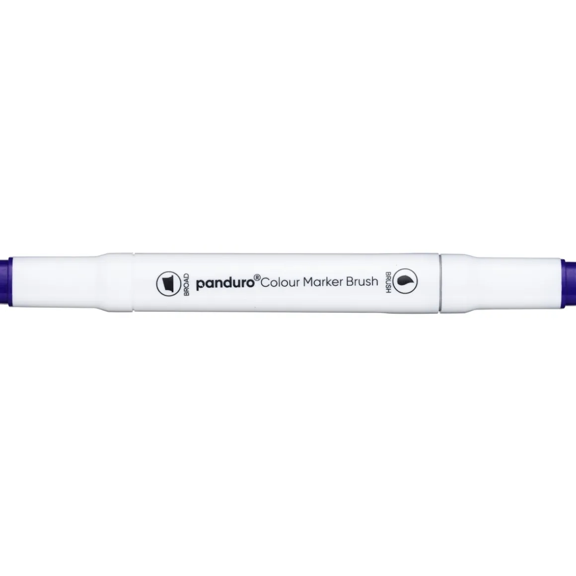 Panduro Colour Marker Brush, penselspids og skråskåret spids – Light violet 82