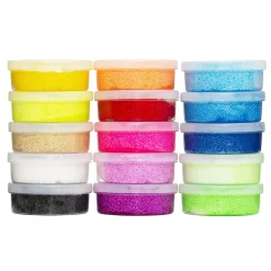 Panduro Pearl Dough 15-pak Party, 15×14 gram perleler i festlige farver!