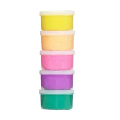 Panduro Soft Dough 5-pak Happy, 5×28 gram legeler i pastelfarver