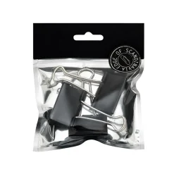 Papirclips sort 41 mm 3-pak