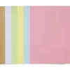 Papirsæt i pastelfarver med 48 stk. A4-ark (210×297 mm) a 80 g/m²