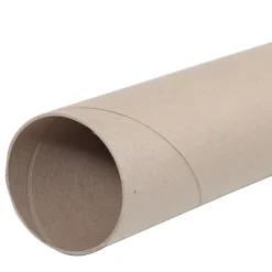Paprør af naturfarvet pap – længde 54 cm, Ø8 cm