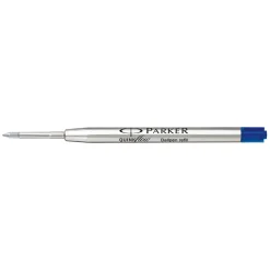 Parker Ballpoint refill blå, komplet farvepatron med ny spids
