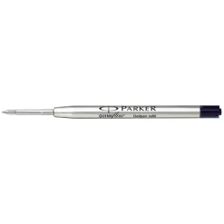 Parker Ballpoint refill sort, komplet farvepatron med ny spids