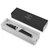 Parker IM Black Lacquer C.T Rollerball – rollerball-pen med sort blæk