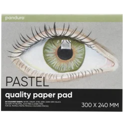 Pastelblok 25 ark 24x30 cm