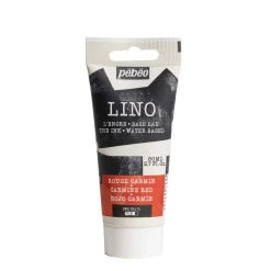 Pebeo Lino Ink 80 ml, vandbaseret linoleumsfarve – Quinacridone Magenta