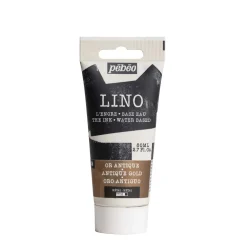 Pebeo Lino Ink 80 ml, vandbaseret linoleumsfarve – Fluorescent Orange