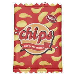 Penalhus chipspose, blød opbevaring til penne med lynlås. 14×21 cm