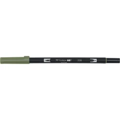 Penselpen Tombow ABT Dual Brush Pen Gray Green 228