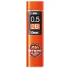 Pentel blyantstift refill – 0,5 mm 2B. Indeholder 40 stifter.