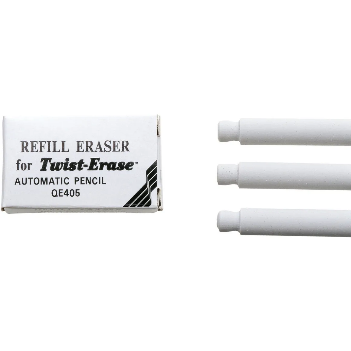 Pentel Refill E10, 3-pak viskelædere til Pentel Twist Erase & Twist Erase Click