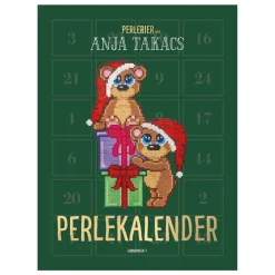 Perlekalender by Anja Takacs – 24 smukke perleprojekter med julestemning. Dansk tekst.