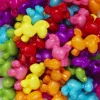 50 perler formet som søde ponyer/heste, 15×5×15 mm