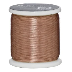 Perletråd Miyuki 50 meter – blush – 0,2 mm i diameter, fremstillet af 100% nylon