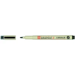 Pigma Graphic 2,0 mm Sort
