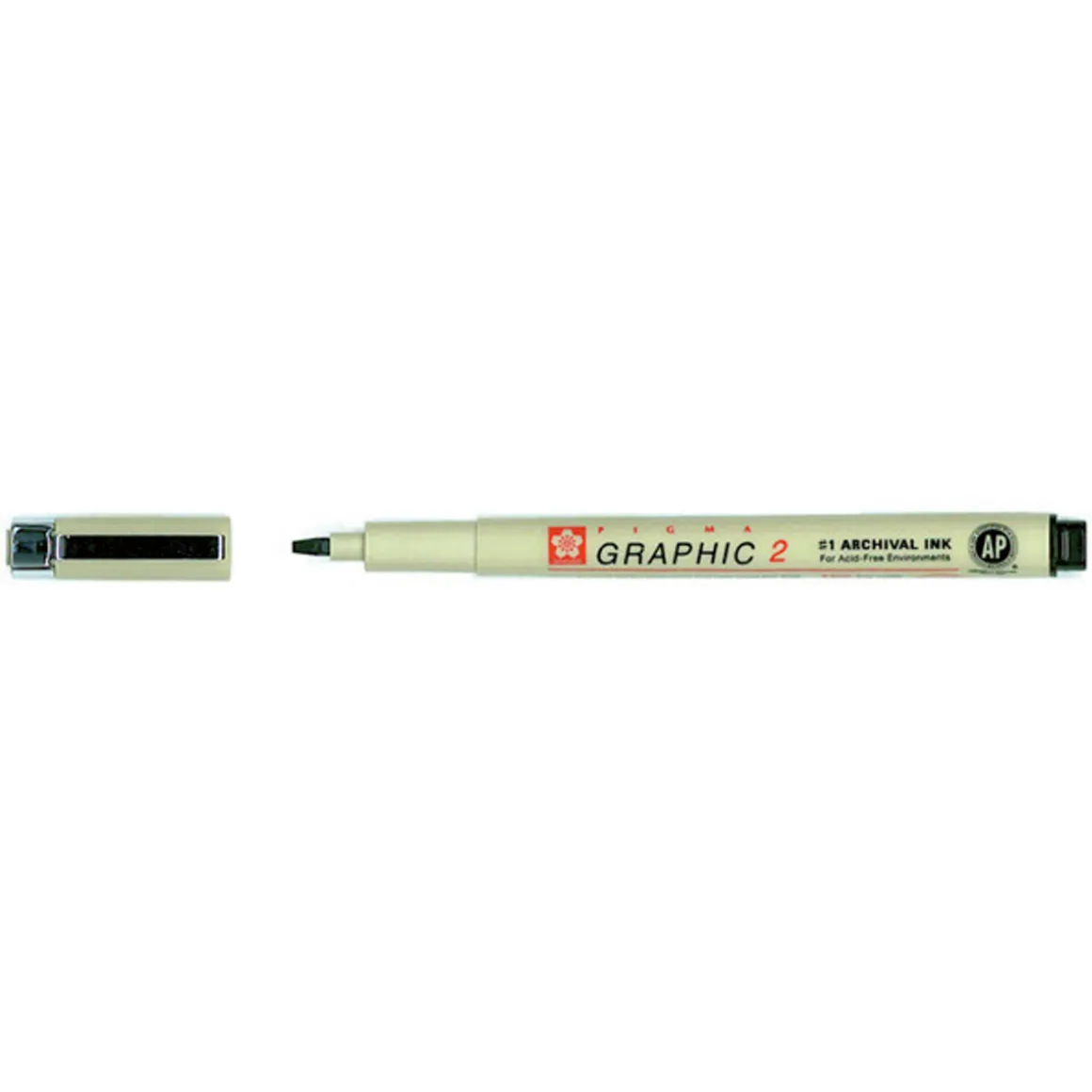 Pigma Graphic 2,0 mm Sort