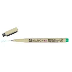 Pigma Micron 02 grøn 0,3 mm
