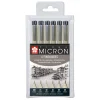Pigma Micron set 6p 0,20-0,5mm