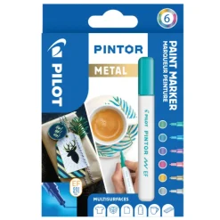 Pilot Pintor EF Metal 6-pack